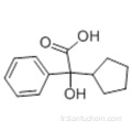 Acide alpha-cyclopentylmandélique CAS 427-49-6